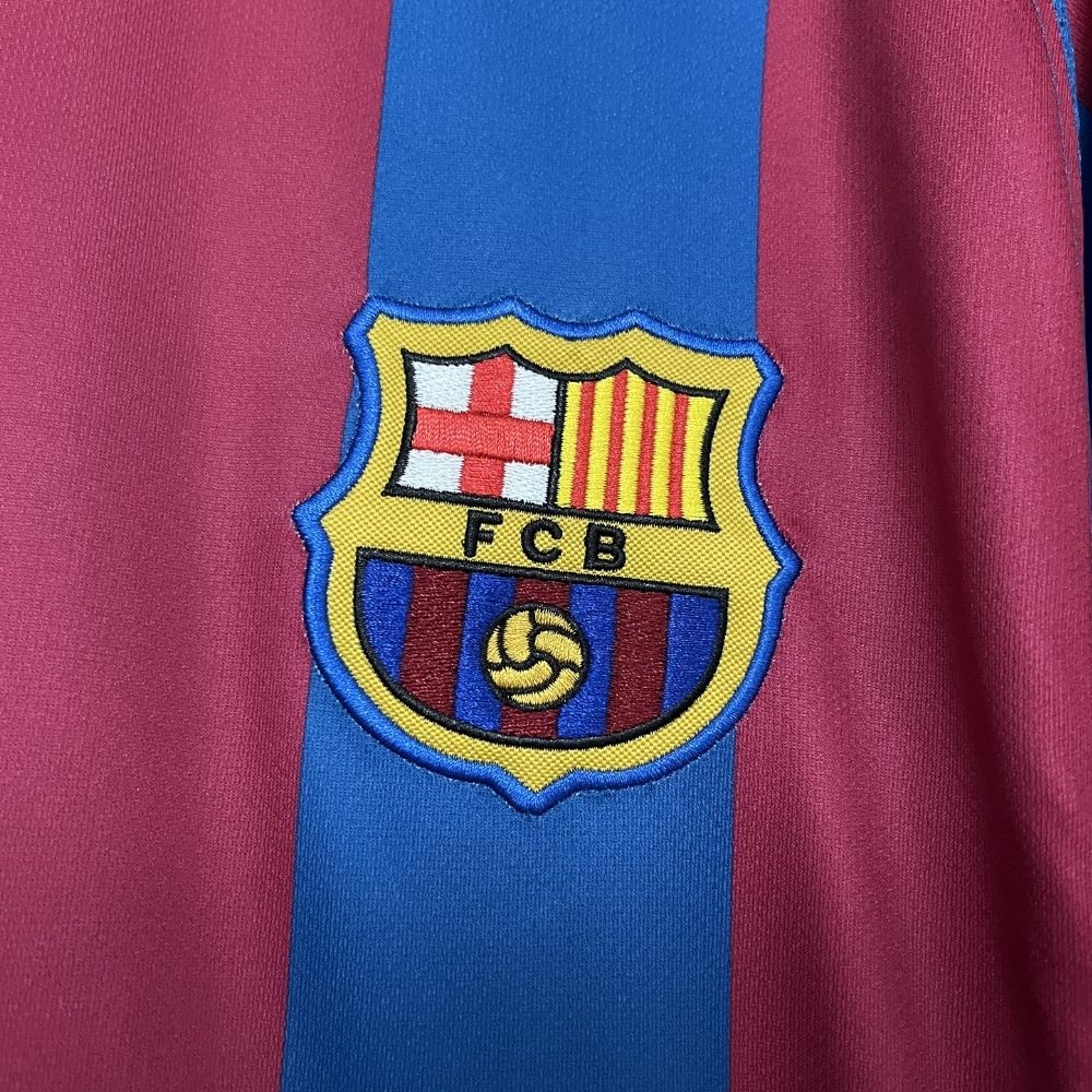 Camisa Futebol Barcelona Retrô 2005 Champions League Torcedor Masculina