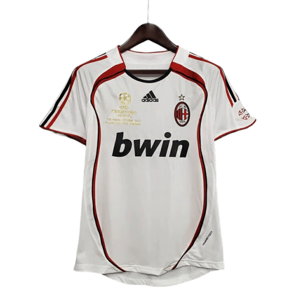 Camisa AC Milan Retrô 06/07 Final Champions Branca Masculina