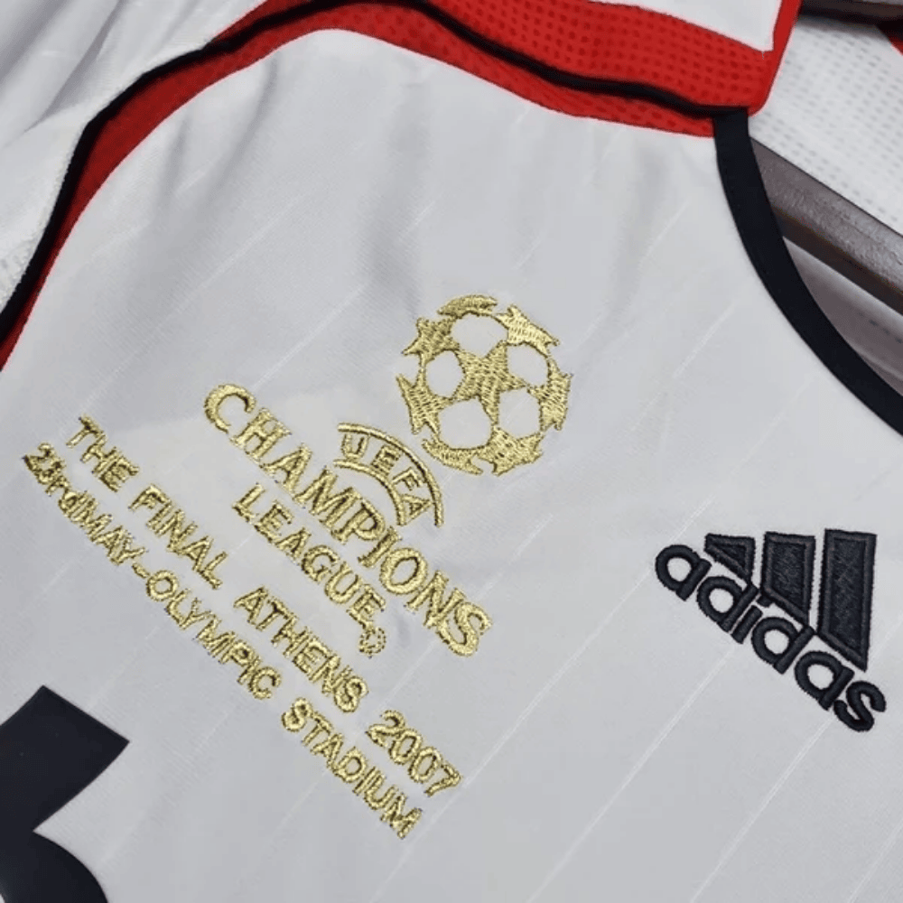 Camisa AC Milan Retrô 06/07 Final Champions Branca Masculina