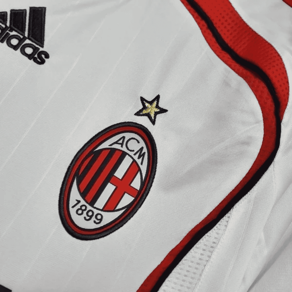 Camisa AC Milan Retrô 06/07 Final Champions Branca Masculina