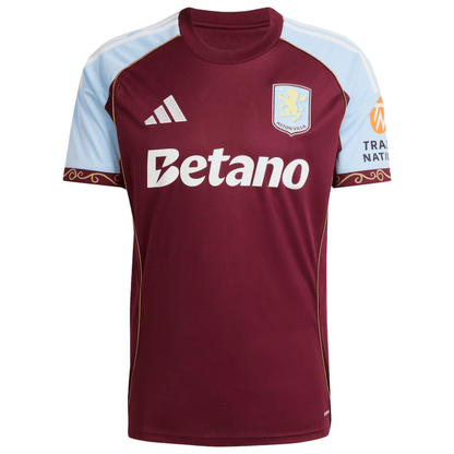 Camisa Aston Villa I 25/26 Home Torcedor Masculina Bordô