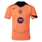 Camisa Barcelona III 25/26 Torcedor Total 90 Nike Masculina Laranja Azul Marinho