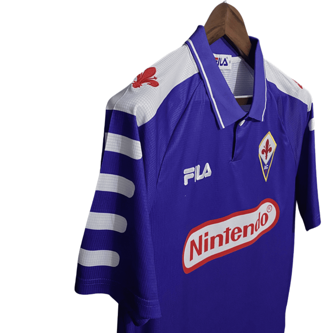 Camisa Retrô Fiorentina 98/99 Fila Torcedor Masculino Roxa