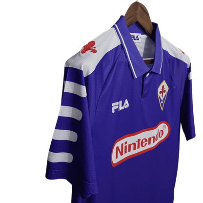 Camisa Retrô Fiorentina 98/99 Fila Torcedor Masculino Roxa