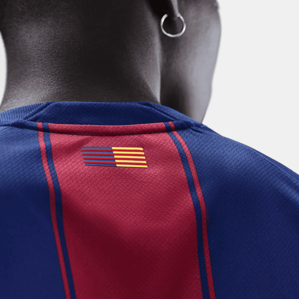 Camisa Futebol Barcelona I 25/26 Torcedor Azul e Vermelha Masculina