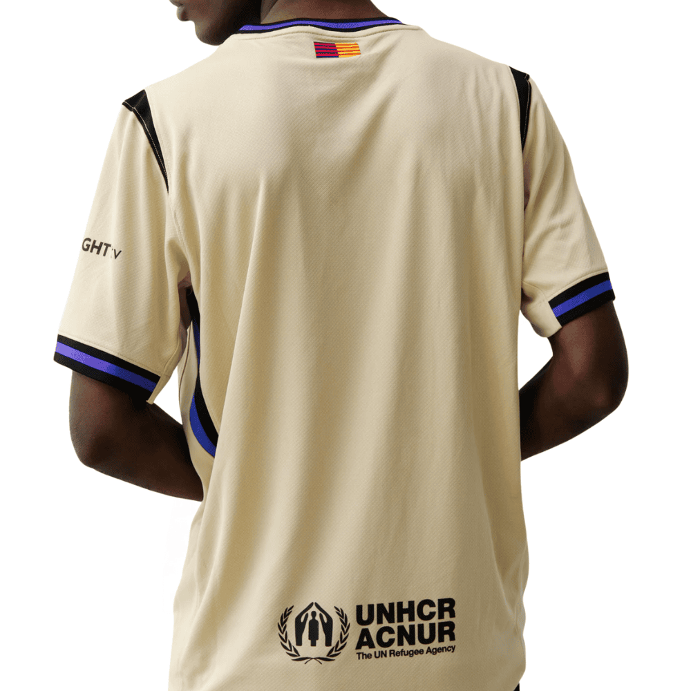 Camisa Futebol Barcelona II 25/26 Torcedor Kobe Bryant Gold Masculina