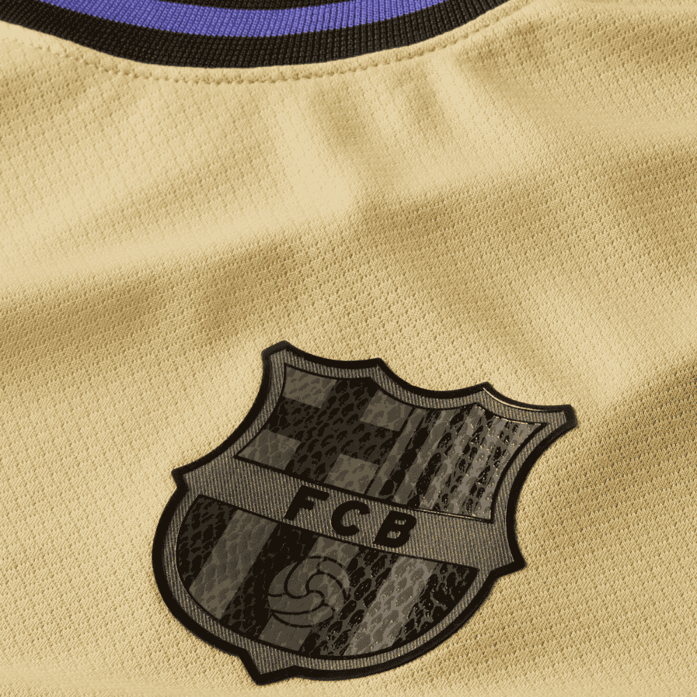 Camisa Futebol Barcelona II 25/26 Torcedor Kobe Bryant Gold Masculina