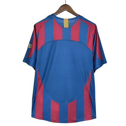 Camisa Futebol Barcelona Retrô 2005 Champions League Torcedor Masculina