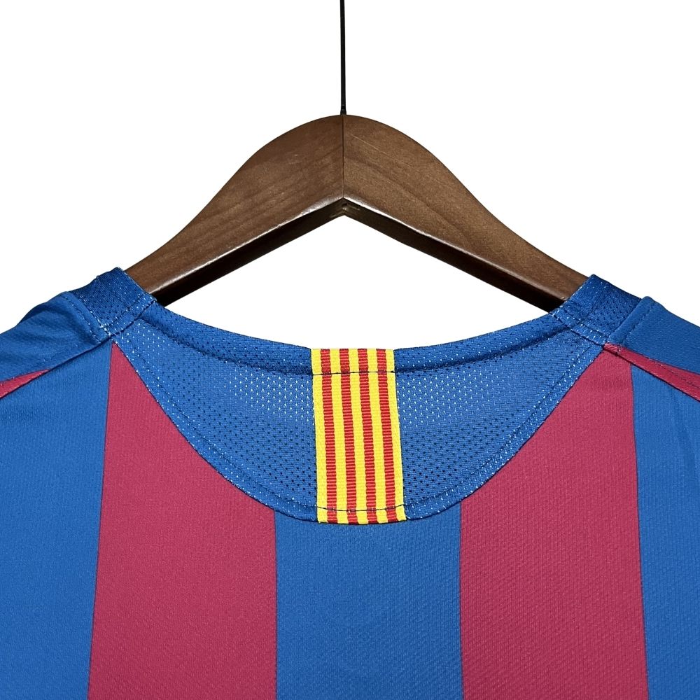Camisa Futebol Barcelona Retrô 2005 Champions League Torcedor Masculina
