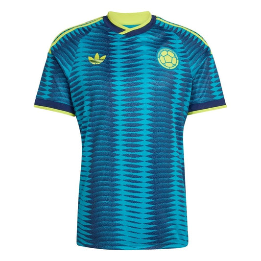 Camisa Futebol Colômbia Copa do Mundo 2026 II Torcedor Azul Masculina