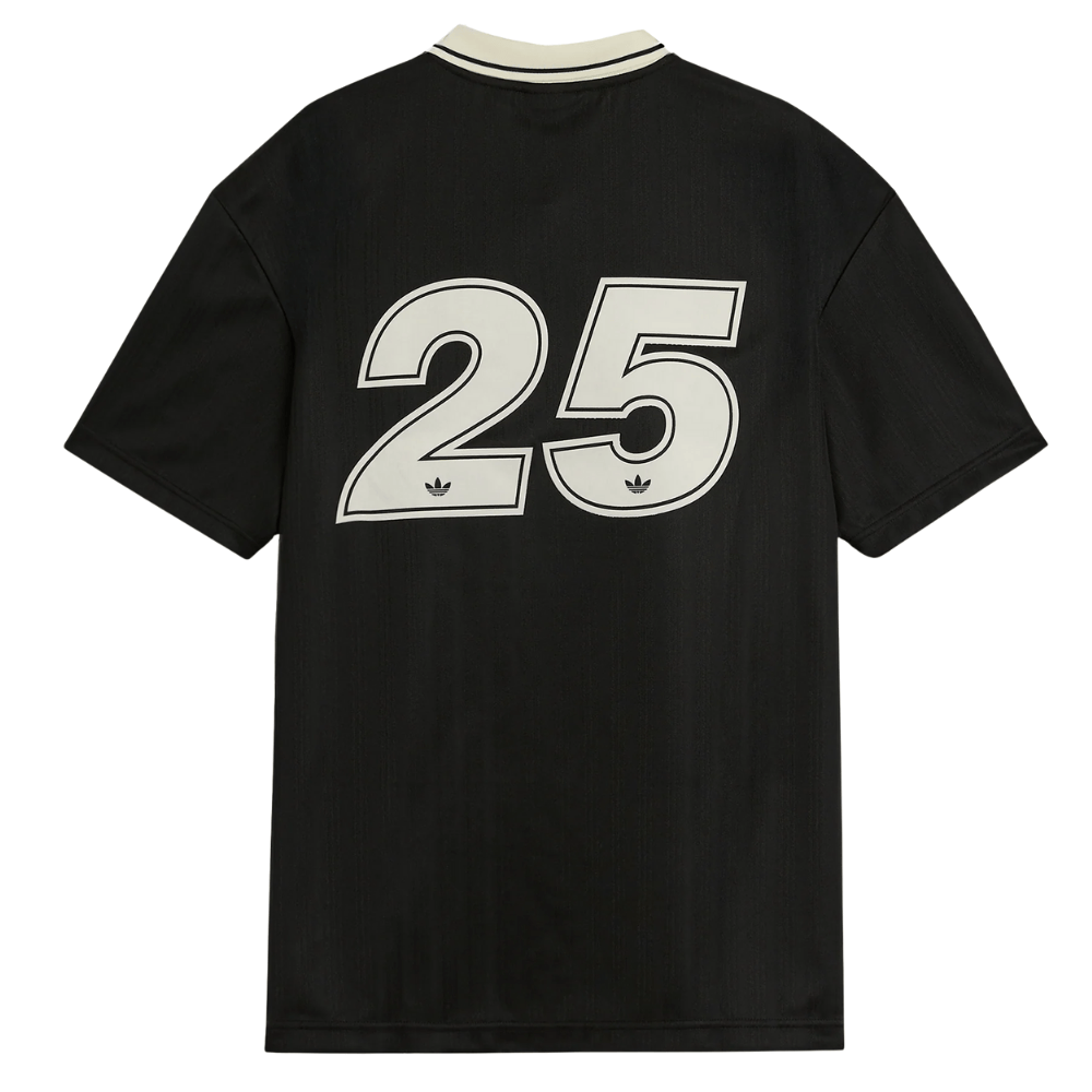 Camisa Futebol Comemorativa Live 25 Oasis x Adidas Torcedor Preta Masculina