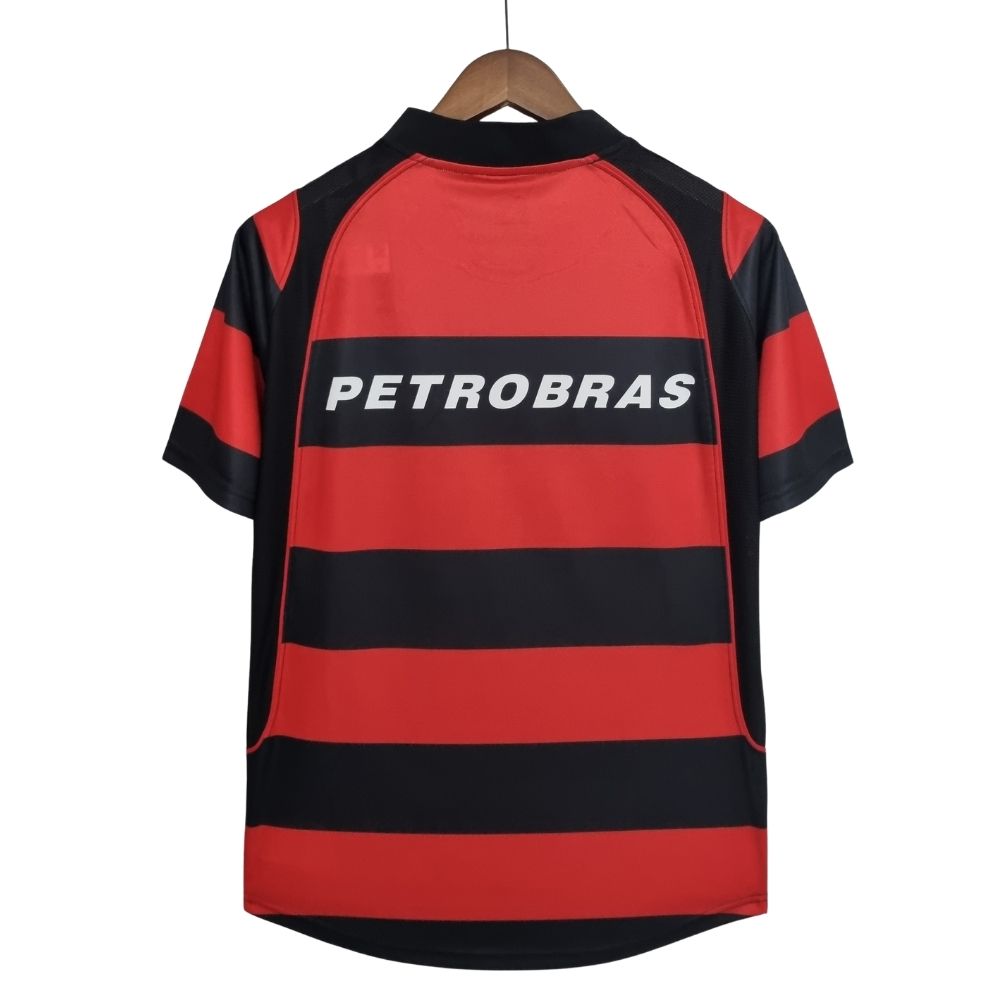 Camisa Futebol Flamengo Retrô 03/04 I Verde Torcedor Masculina