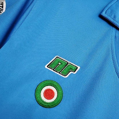 Camisa Futebol Napoli Retrô 87/88 Azul Torcedor Masculina