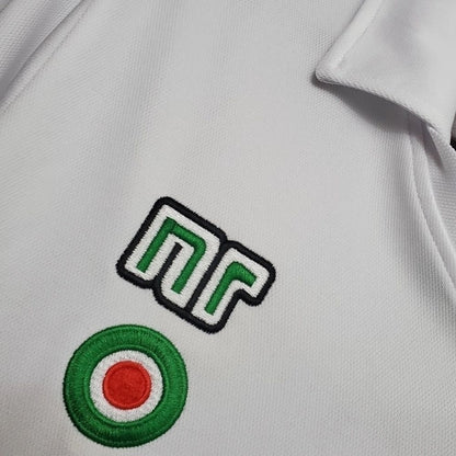 Camisa Futebol Napoli Retrô 87/88 Branca Torcedor Masculina