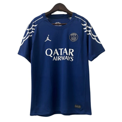 Camisa Futebol Paris Saint Germain IV 2024/25 Azul Escuro Torcedor Masculina