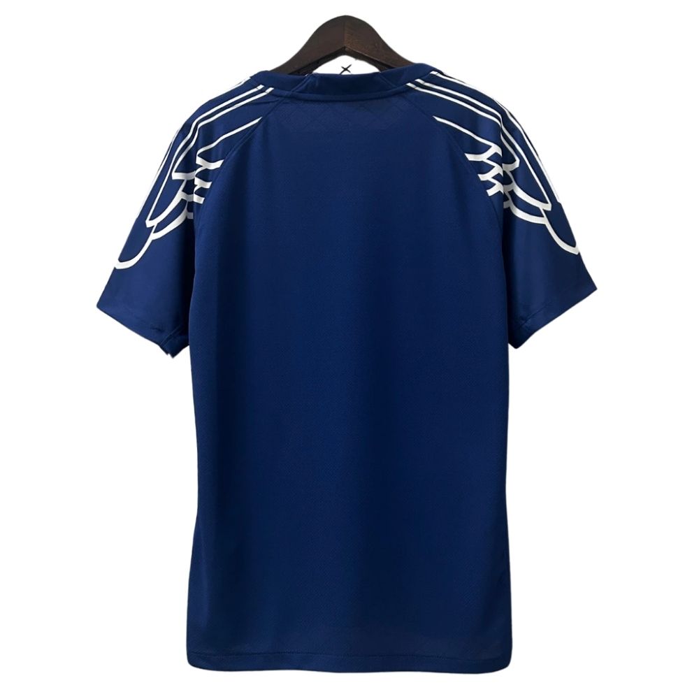 Camisa Futebol Paris Saint Germain IV 2024/25 Azul Escuro Torcedor Masculina