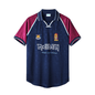 Camisa Futebol Retrô Collab West Ham x Iron Maiden 1999/2001 Torcedor Azul e Vermelha Masculina