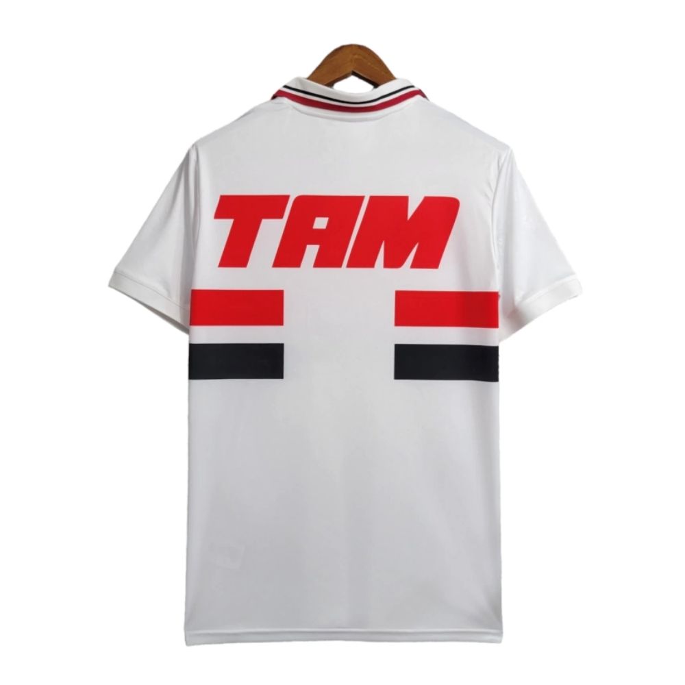 Camisa Futebol São Paulo Retrô 1993-94 I Branca Torcedor Masculina