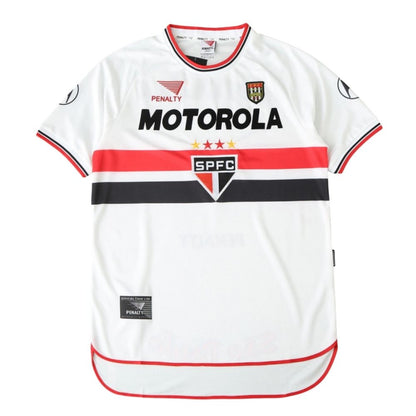 Camisa Futebol São Paulo Retrô 2000 I Branca Torcedor Masculina