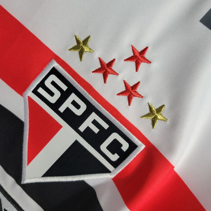 Camisa Futebol São Paulo Retrô 2006 I Branca Torcedor Masculina