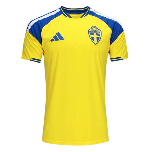 Camisa Futebol Suécia Copa do Mundo 2026 I Torcedor Amarela Masculina