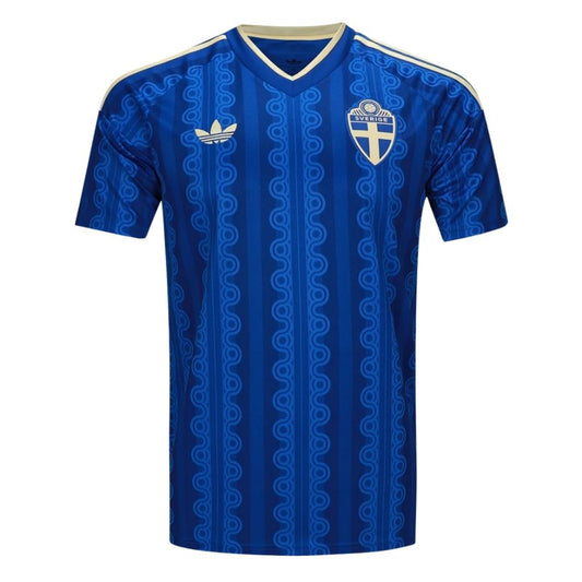 Camisa Futebol Suécia Copa do Mundo 2026 II Torcedor Azul Masculina