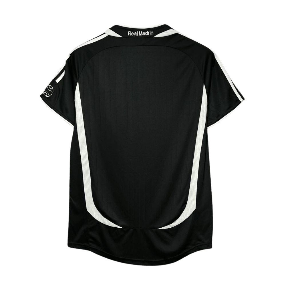 Camisa Real Madrid Retrô 06/07 Torcedor Preta Masculina