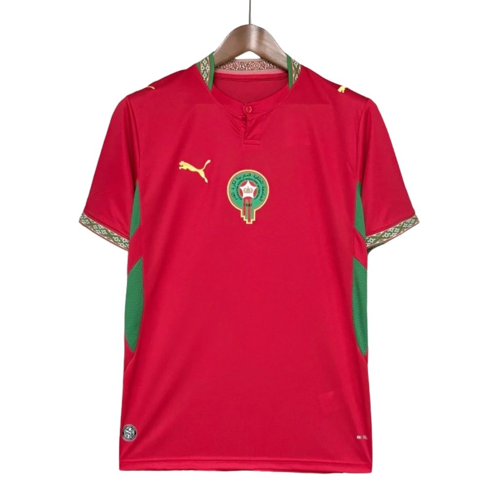 Camisa Seleção Marrocos Torcedor 26/27 Home Masculina Vermelha