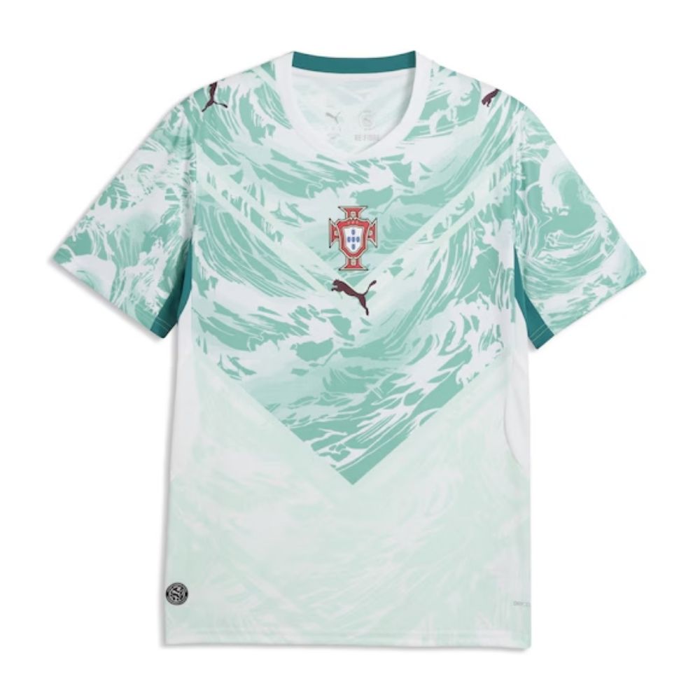 Camisa Seleção Portugal Torcedor 26/27 Puma Away Masculina Branca e Azul
