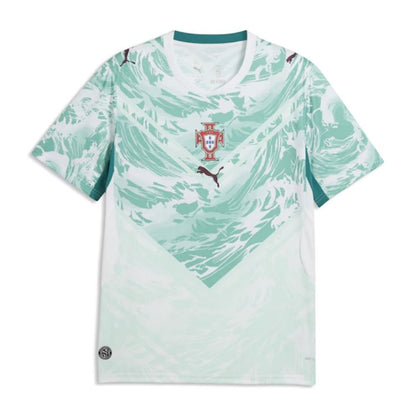 Camisa Seleção Portugal Torcedor 26/27 Puma Away Masculina Branca e Azul
