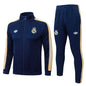 Conjunto Agasalho Real Madrid Jaqueta e Calça Azul Royal 2026