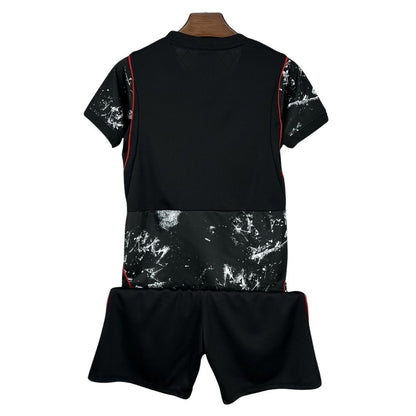 Kit Conjunto Infantil Canadá Away Copa do Mundo 2026 Preto